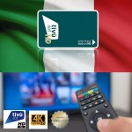 Kartu Menonton TivuSat HD Green Classic Generasi Baru yang Aktif untuk TV Italia